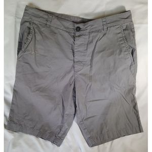 Light Gray Regular Fit Shorts